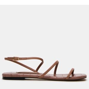 Steve Madden Tango Mocha Brown Leather Sandals